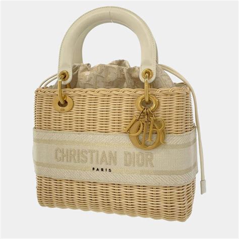 wicker dior bag